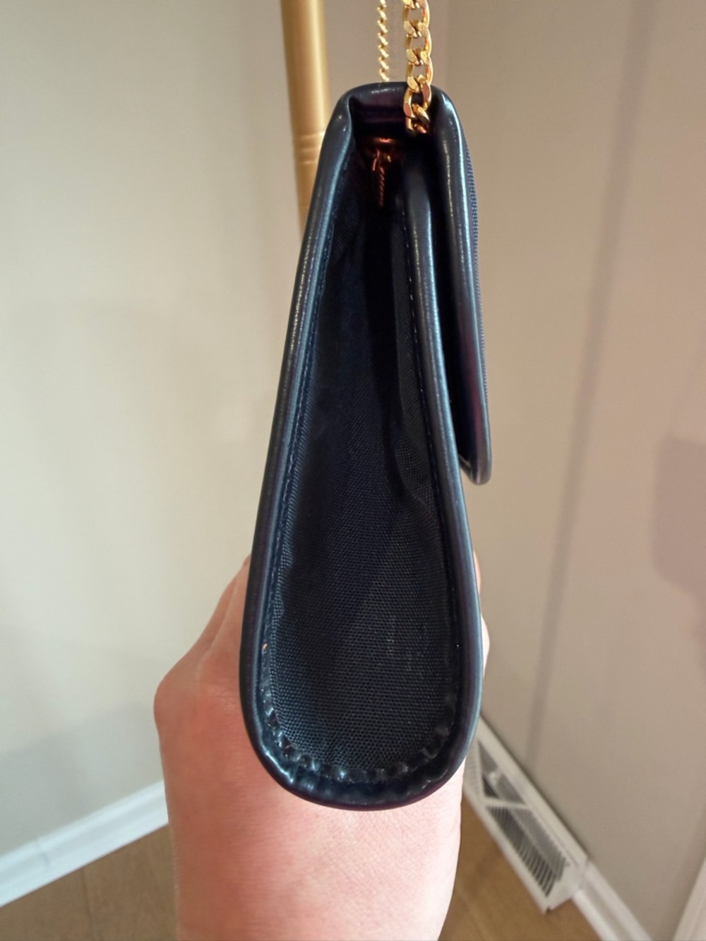 Dior Trotter Cloth Crossbody with Gold Chain - Picture 6 of 10